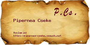 Pipernea Cseke névjegykártya